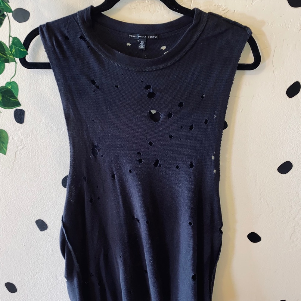 Distressed Tank Top